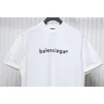 Balenciaga 24ss R Logo Printed T-shirt White