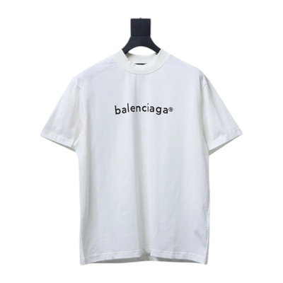 Balenciaga 24ss R Logo Printed T-shirt White 01