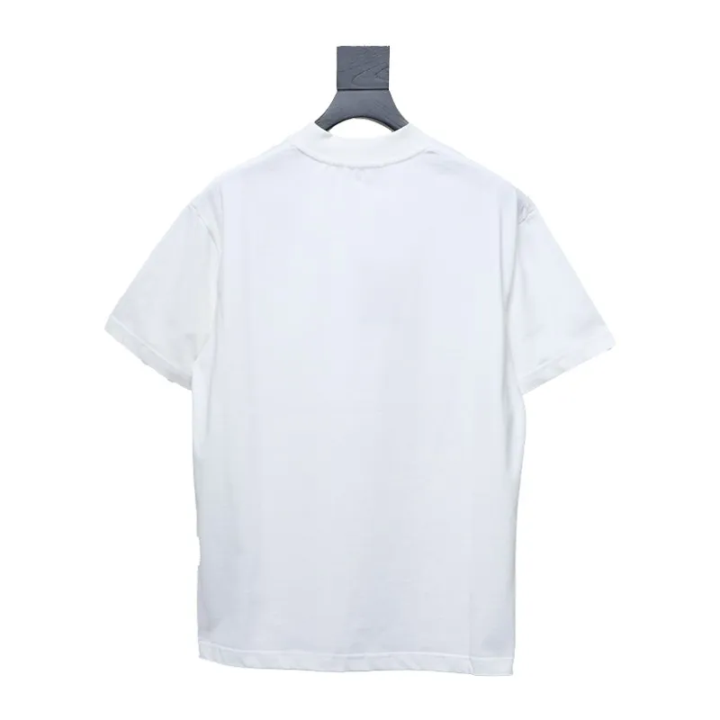 Balenciaga 24ss R Logo Printed T-shirt White