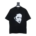 Balenciaga 25ss Mina Portrait Album Printed T-shirt Black