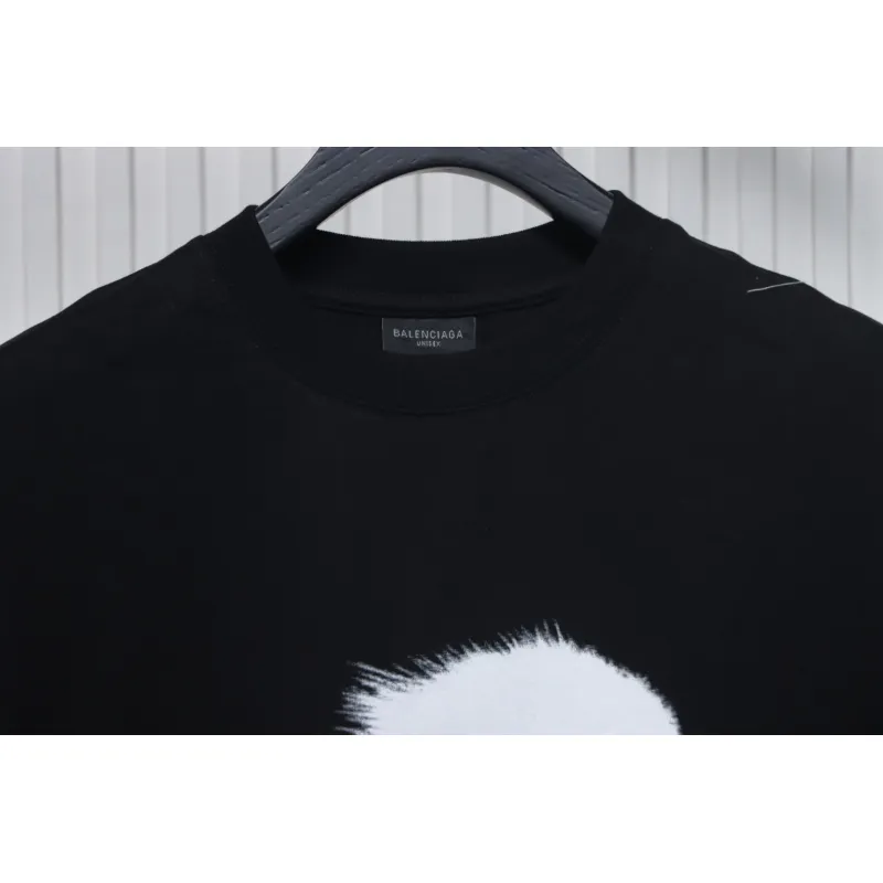 Balenciaga 25ss Mina Portrait Album Printed T-shirt Black