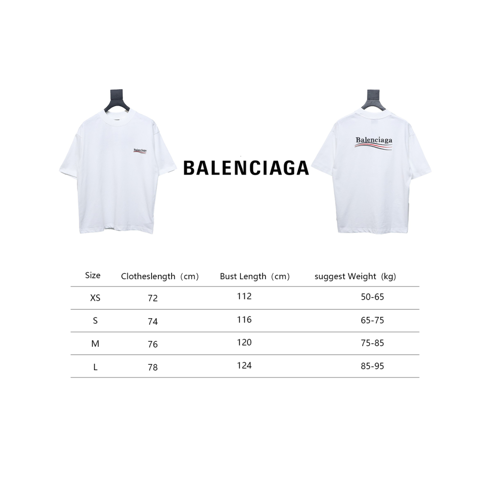 Balenciaga Coke Embroidered Short Sleeves White CKP120
