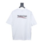 Balenciaga Coke Embroidered Short Sleeves White CKP120
