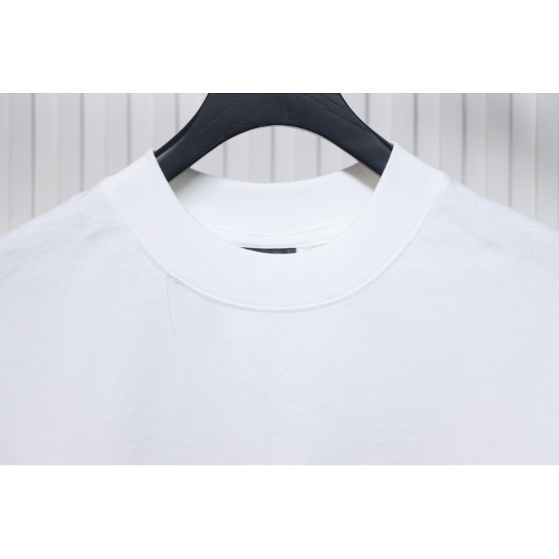 Balenciaga Coke Embroidered Short Sleeves White CKP120
