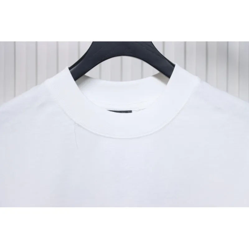 Balenciaga Coke Embroidered Short Sleeves White CKP120