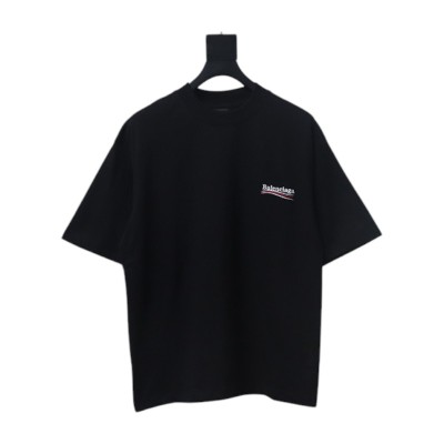Balenciaga Coke Embroidered Short Sleeves Black CKP120 02