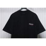 Balenciaga Coke Embroidered Short Sleeves Black CKP120