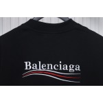 Balenciaga Coke Embroidered Short Sleeves Black CKP120