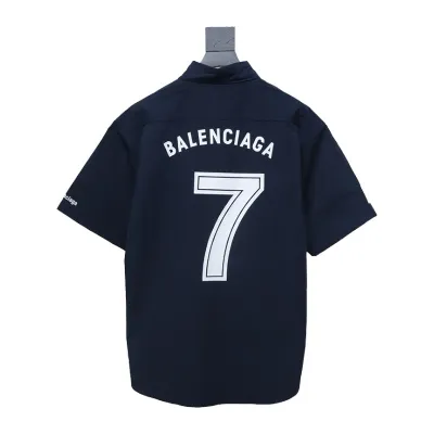 Balenciaga Football No. 7 Short Sleeve Shirt 02