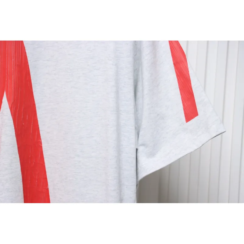 Balenciaga Music Capsule Series Cracked Arrow Print Short Sleeve White