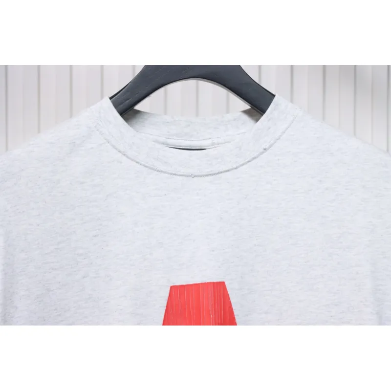 Balenciaga Music Capsule Series Cracked Arrow Print Short Sleeve White