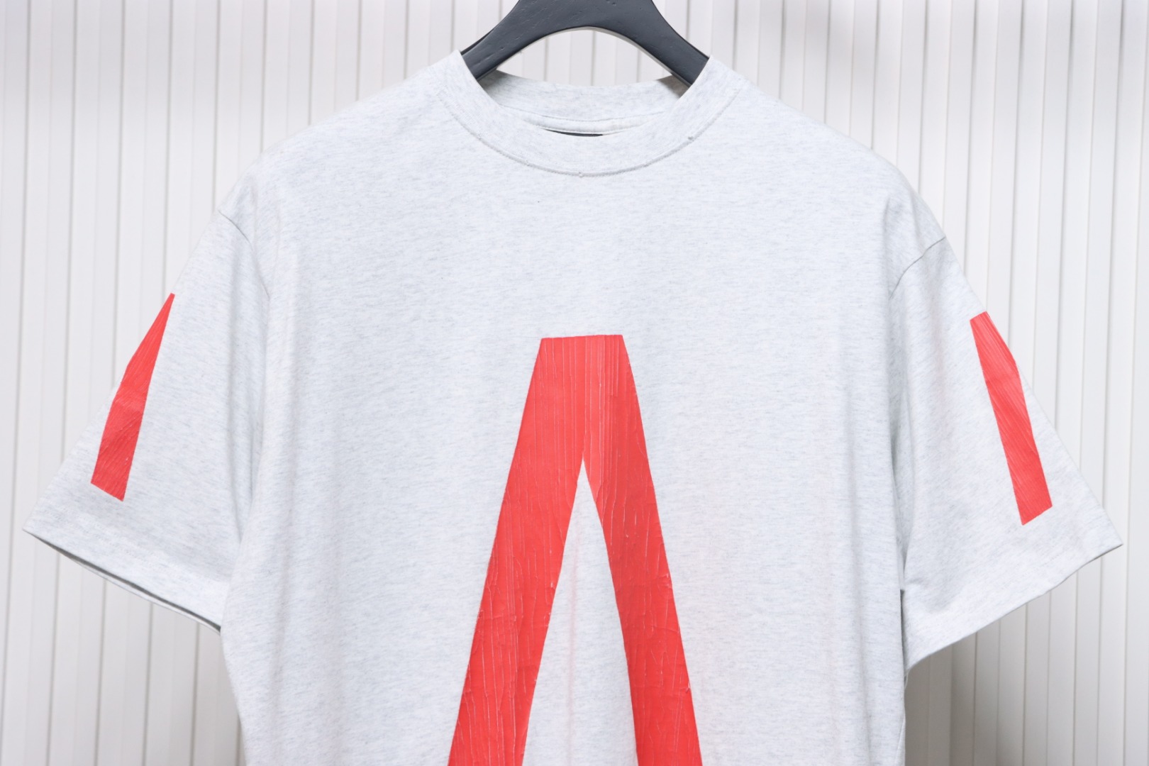 Balenciaga Music Capsule Series Cracked Arrow Print Short Sleeve White