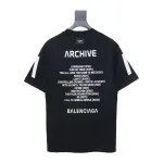 Balenciaga Music Capsule Series Cracked Arrow Print Short Sleeve Black