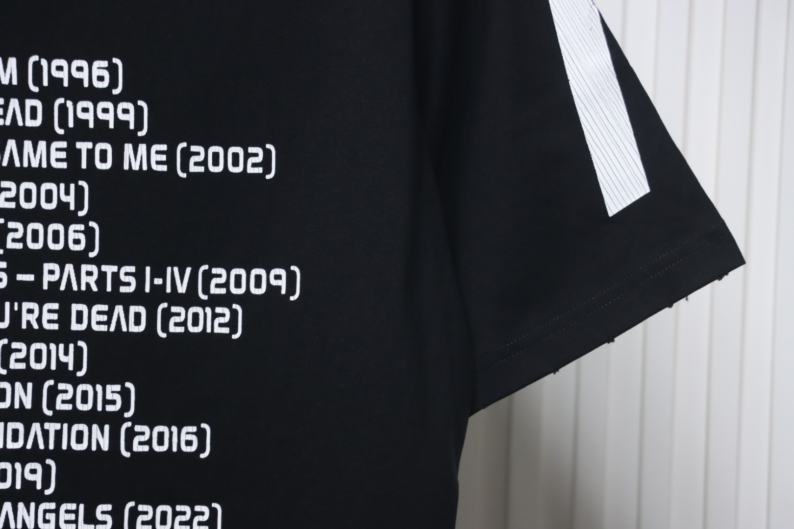 Balenciaga Music Capsule Series Cracked Arrow Print Short Sleeve Black