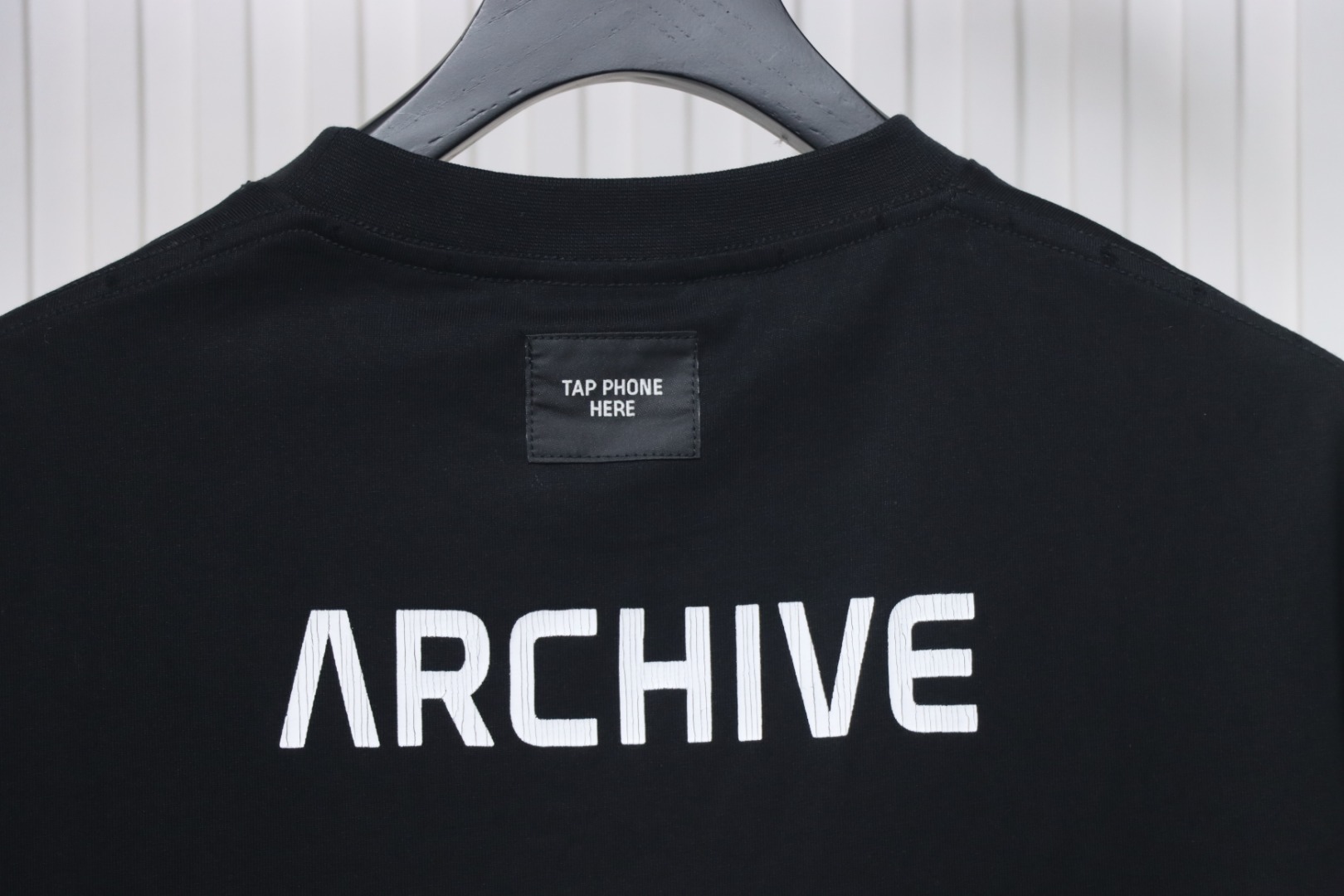 Balenciaga Music Capsule Series Cracked Arrow Print Short Sleeve Black