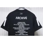 Balenciaga Music Capsule Series Cracked Arrow Print Short Sleeve Black