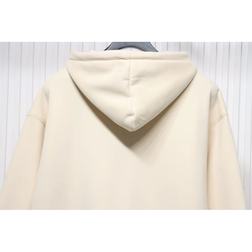 Lacoste crocodile embroidered jacket Cream