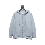 Lacoste crocodile embroidered jacket Grey
