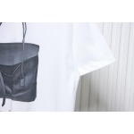 Balenciaga 25ss Bags Printed T-shirt White
