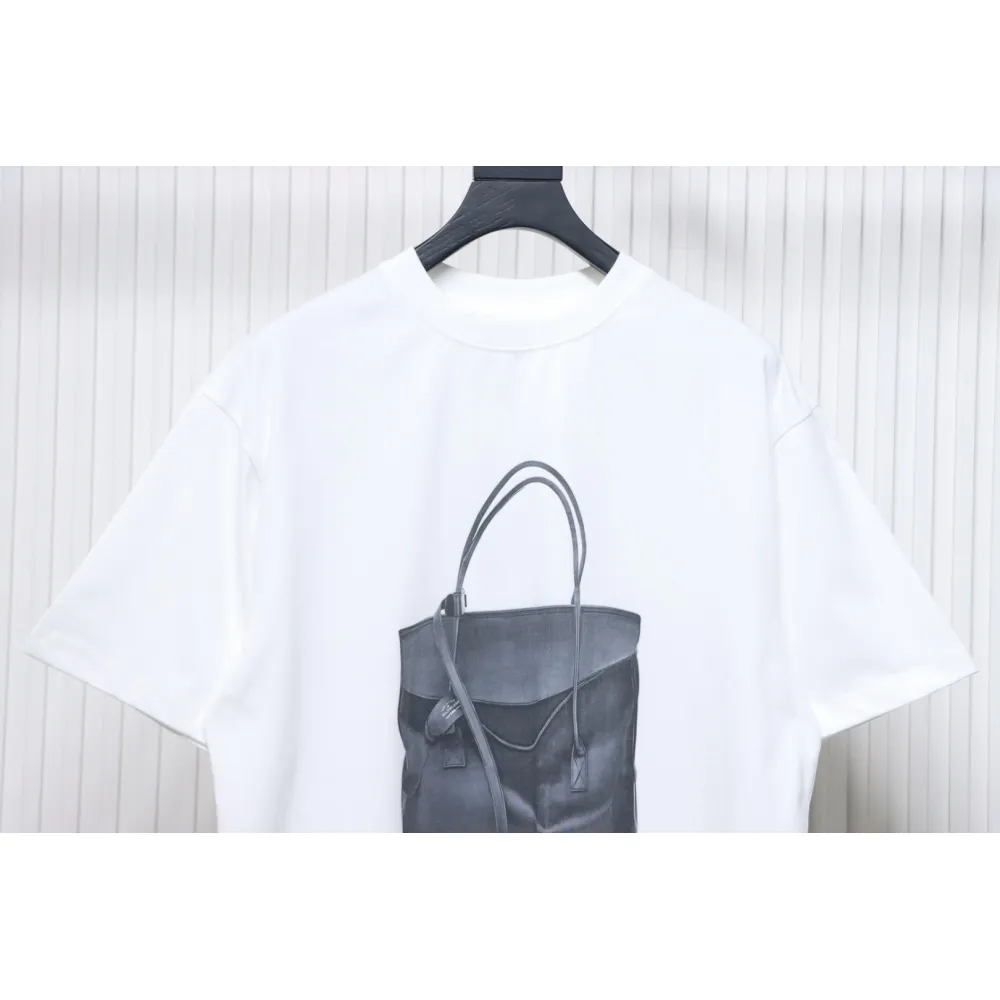 Balenciaga 25ss Bags Printed T-shirt White