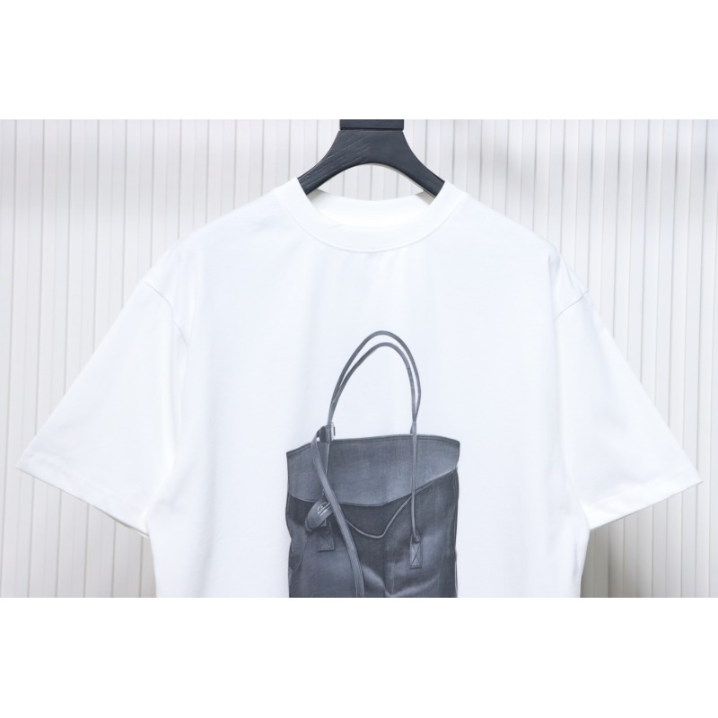 Balenciaga 25ss Bags Printed T-shirt White