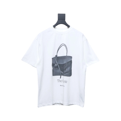 Balenciaga 25ss Bags Printed T-shirt White 01