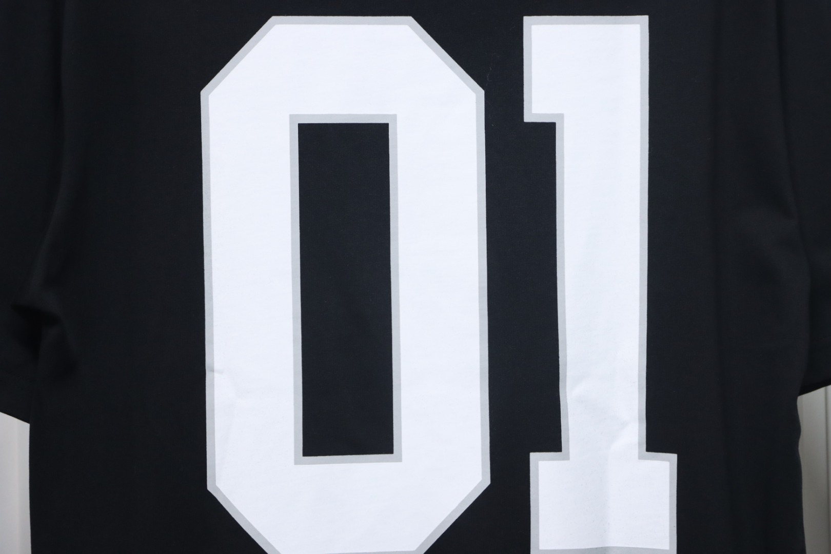 Balenciaga 25ss Basketball Embroidery 01 Print T-shirt Black