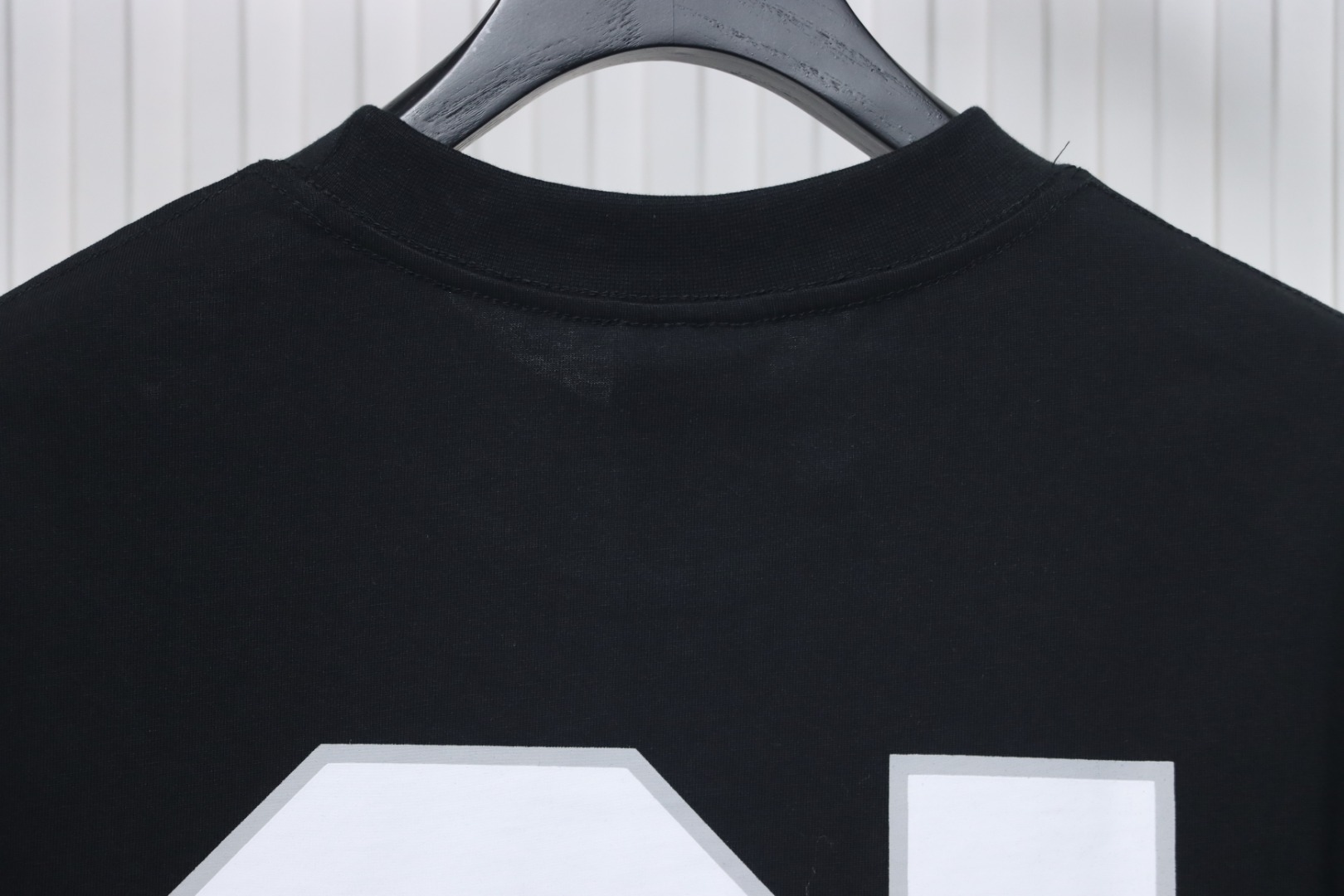 Balenciaga 25ss Basketball Embroidery 01 Print T-shirt Black