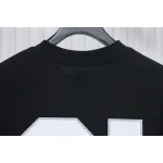 Balenciaga 25ss Basketball Embroidery 01 Print T-shirt Black