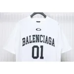 Balenciaga 25ss Basketball Embroidery 01 Print T-shirt White