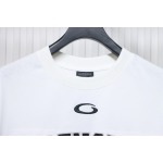 Balenciaga 25ss Basketball Embroidery 01 Print T-shirt White