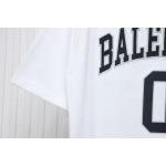 Balenciaga 25ss Basketball Embroidery 01 Print T-shirt White
