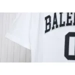 Balenciaga 25ss Basketball Embroidery 01 Print T-shirt White