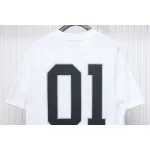 Balenciaga 25ss Basketball Embroidery 01 Print T-shirt White