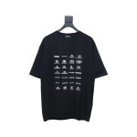 Balenciaga 25ss Multiple LOGO Printed T-shirt Black