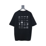 Balenciaga 25ss Multiple LOGO Printed T-shirt Black