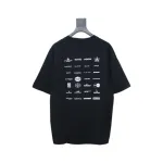 Balenciaga 25ss Multiple LOGO Printed T-shirt Black