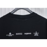 Balenciaga 25ss Multiple LOGO Printed T-shirt Black