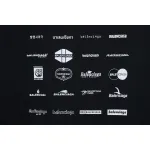 Balenciaga 25ss Multiple LOGO Printed T-shirt Black