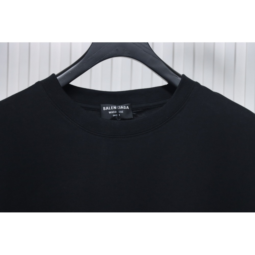 Balenciaga 25ss Multiple LOGO Printed T-shirt Black