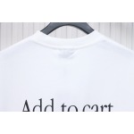 Balenciaga 25ss Shoes Printed T-shirt White