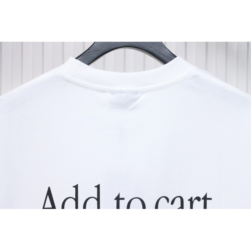 Balenciaga 25ss Shoes Printed T-shirt White