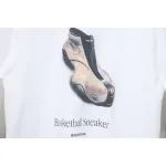Balenciaga 25ss Shoes Printed T-shirt White