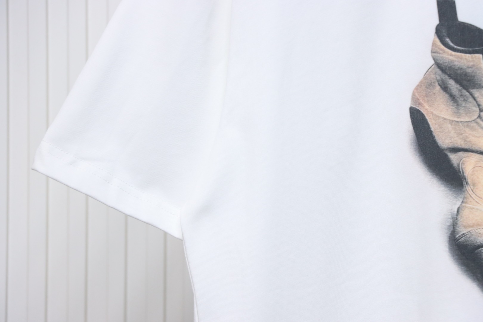 Balenciaga 25ss Shoes Printed T-shirt White