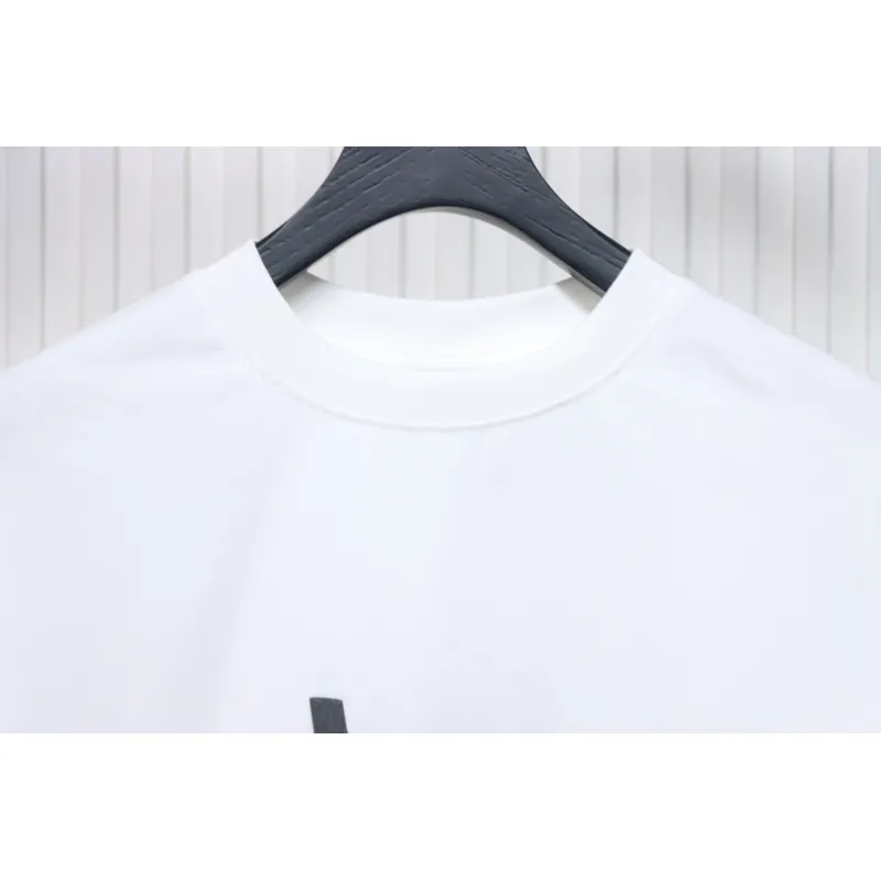 Balenciaga 25ss Shoes Printed T-shirt White