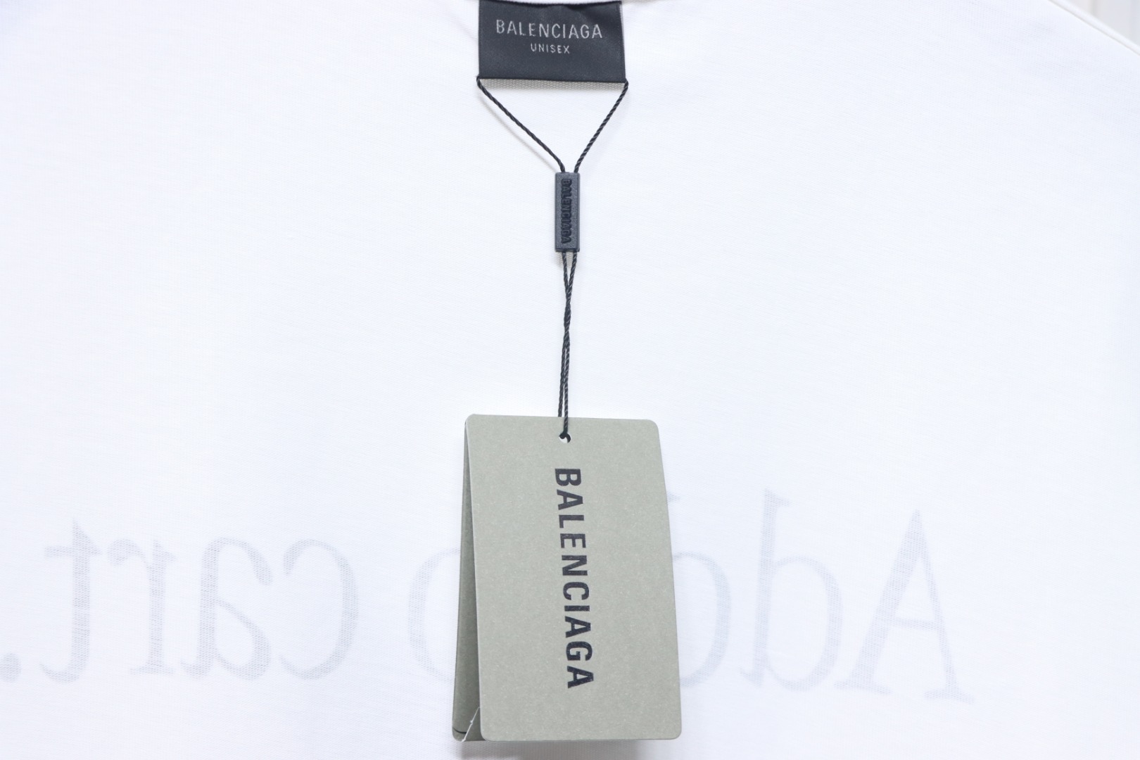 Balenciaga 25ss Shoes Printed T-shirt White