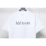 Balenciaga 25ss Shoes Printed T-shirt White