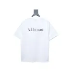 Balenciaga 25ss Shoes Printed T-shirt White