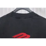 Balenciaga 3B Big M full-Embroidered T-shirt Black
