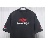 Balenciaga 3B Big M full-Embroidered T-shirt Black